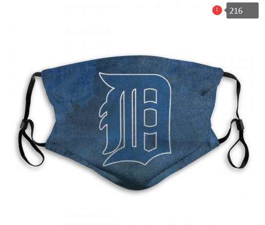 MLB Detroit Tigers #1 Dust mask with filter->mlb dust mask->Sports Accessory